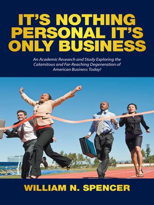 cover image of It'S Nothing Personal It'S Only Business